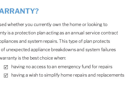 appliance maintenance plan